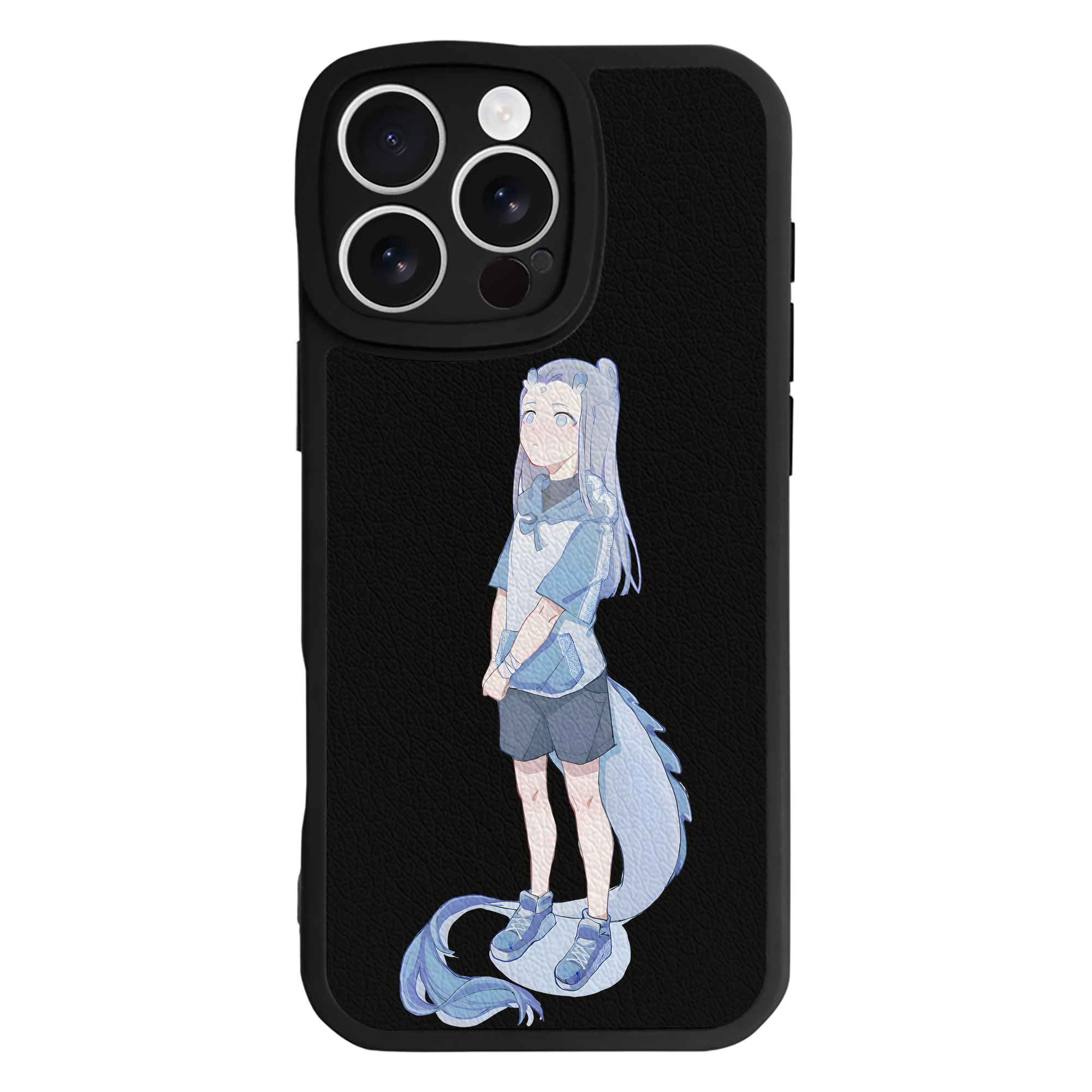 （画像用） Ne Zha 2 ナタ 魔童の大暴れ 【iPhone 16シリーズ対応】シリコンスマホケース（レザー調） 材質：シリコン